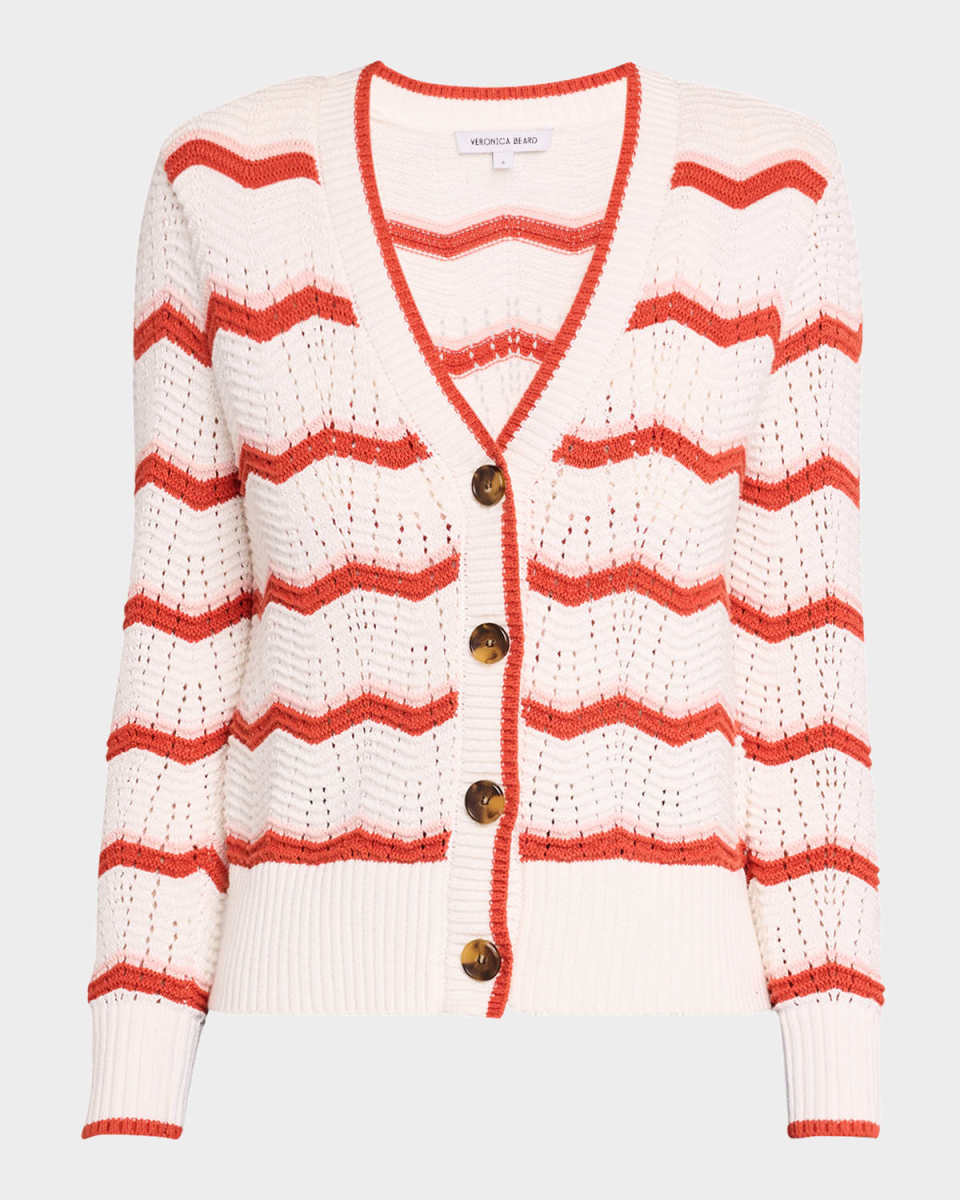 Ansonia Knit Chevron Cardigan